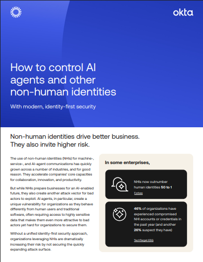 How to control AI agents and other non-human identities